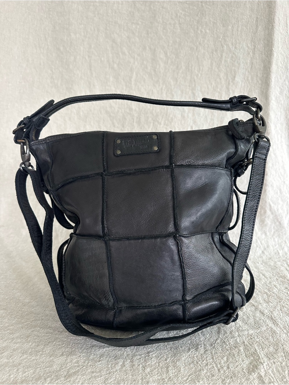 The Trend Black Genuine Leather Bag